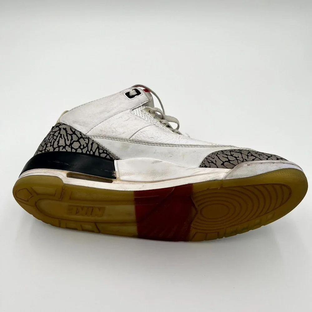 Nike Air‎ Jordan 3 Retro 923096-101 Mens 12 Casual Shoes Free Throw Line Sneaker